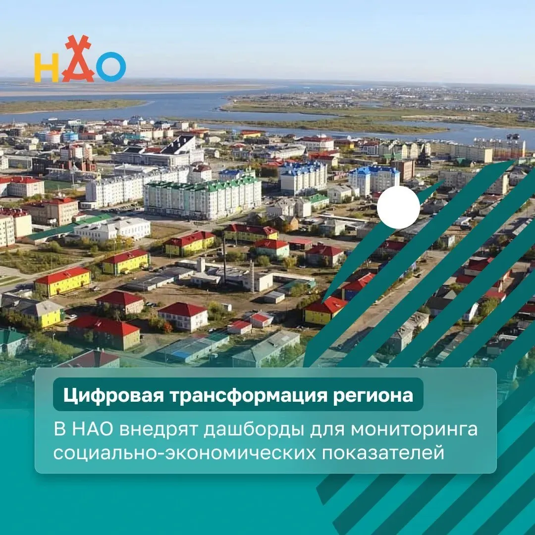 В Ненецком автономном округе разрабатывают региональные дашборды: они будут показывать экономические и социальные показатели, качество жизни и KPI ведомств. Проект финансируется из регионального бюджета в рамках программы цифровизации.