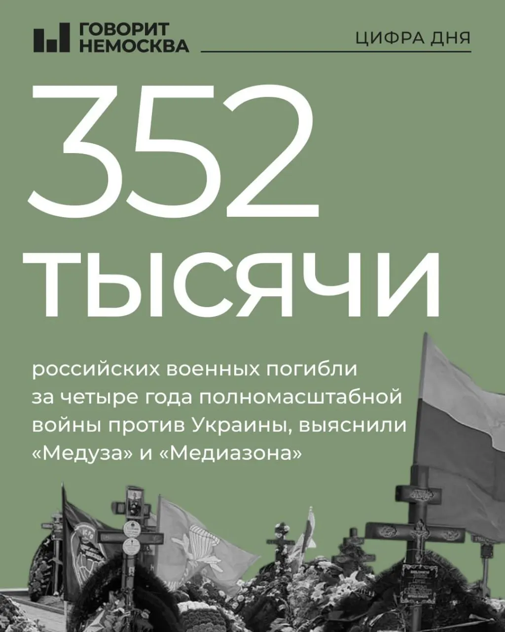 Новая оценка приводит около 350 тыс. погибших: в неё включены около 90 тыс. признанных погибшими или пропавшими по суду; реальное число может быть больше.