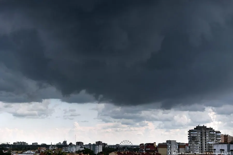 В понедельник воздух прогреется до +22°С днём, ночью столбик термометра опустится до +6°С. В центральных и южных районах возможны ливни и шквалистый ветер.