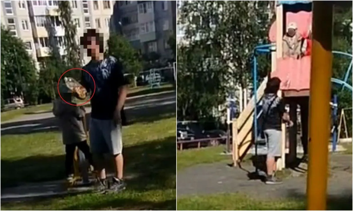 На детской площадке в районах Кукковка — Парфенова подросток помочился в бутылку, обливал из неё детей и предлагал им «лимонад». Родители собираются обращаться в полицию.