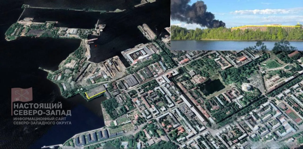 Во время атаки беспилотников в Кронштадте были поражены Кронштадтский морской завод и нефтяной терминал. Губернатор сообщил о повреждениях в нескольких районах, а официальные лица заявили, что целью могли быть военные объекты.