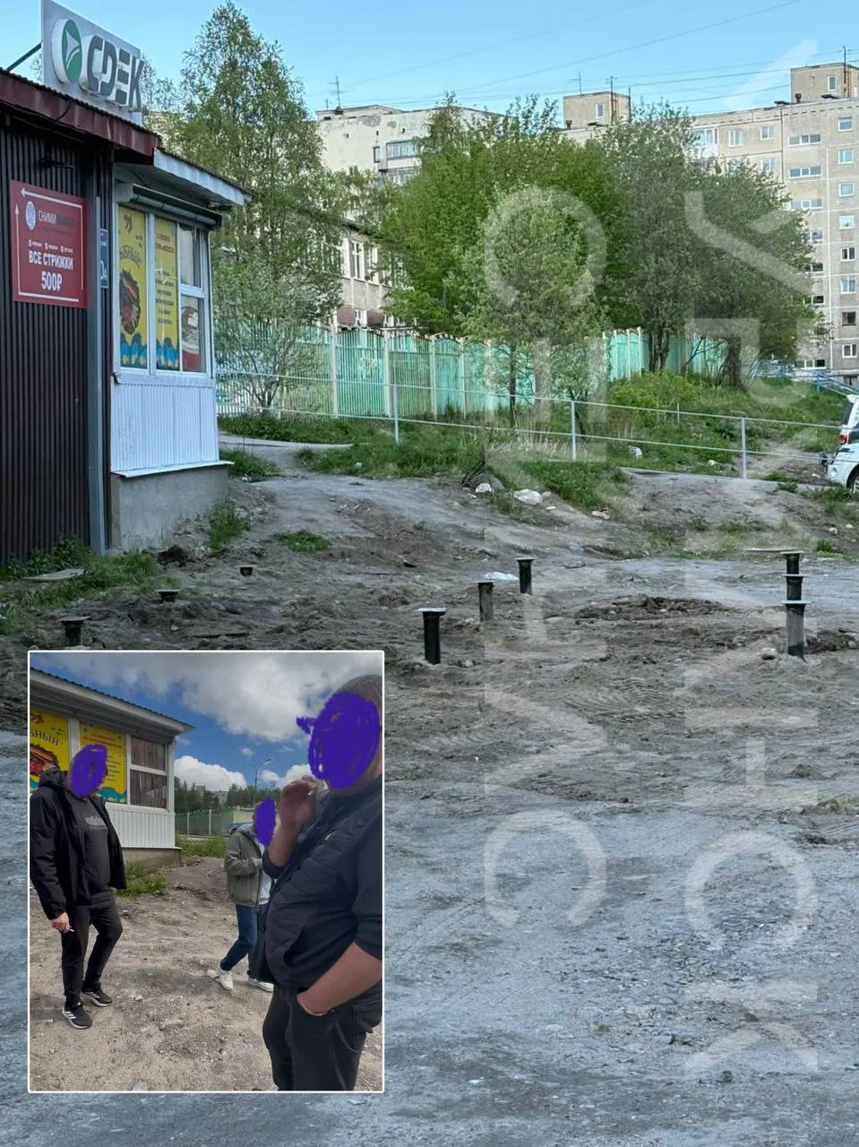 Жители дома на Кольском проспекте, 80 не смогли оформить придомовую территорию из-за сложной процедуры, тогда как соседний участок уже передали под коммерческий объект без оповещения жильцов.