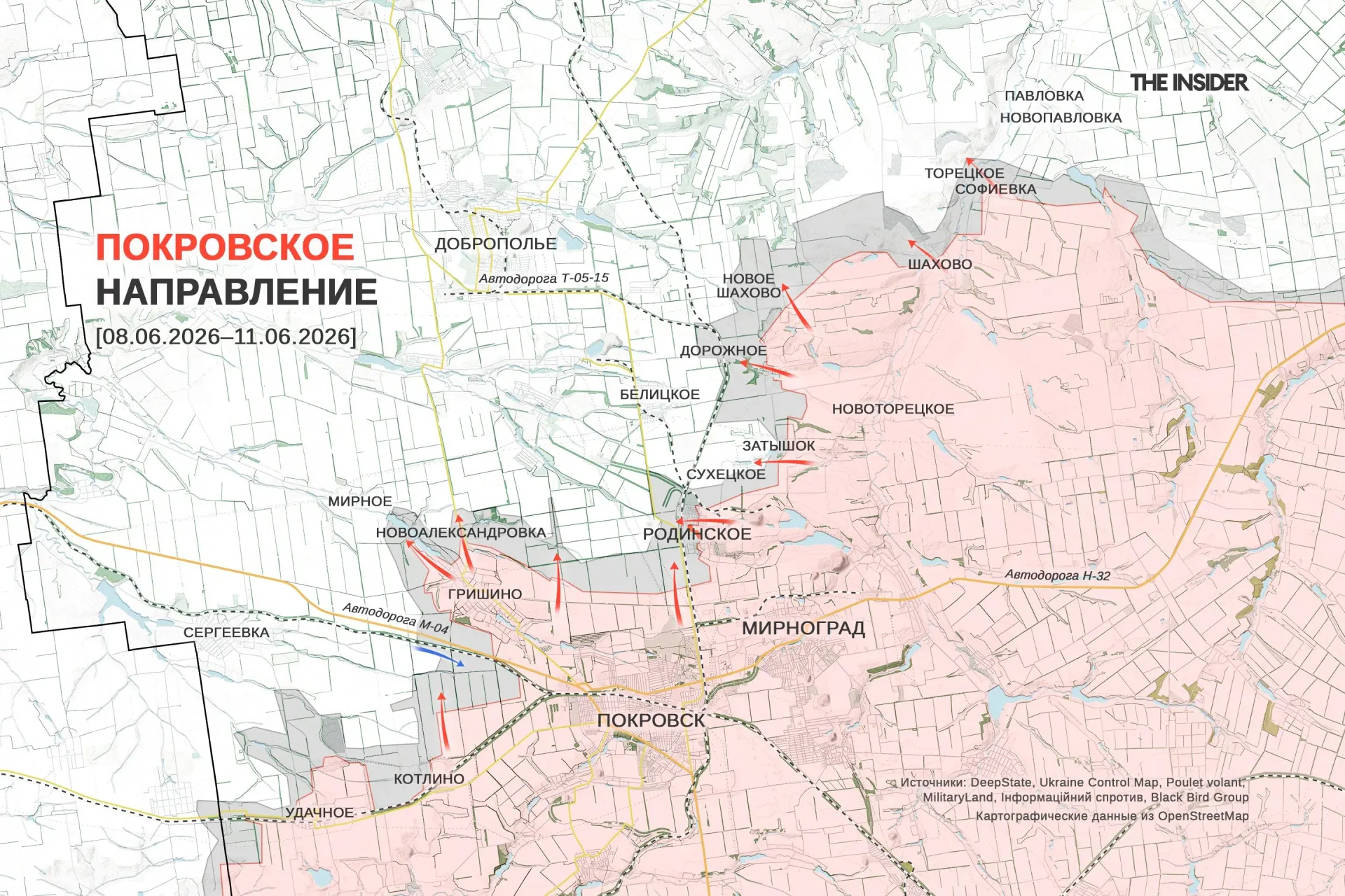 Краткая сводка: расширение зон контроля на нескольких направлениях, контратаки под Покровском, удары по мостам и беспилотный удар по корвету в Кронштадте с серьёзными последствиями.