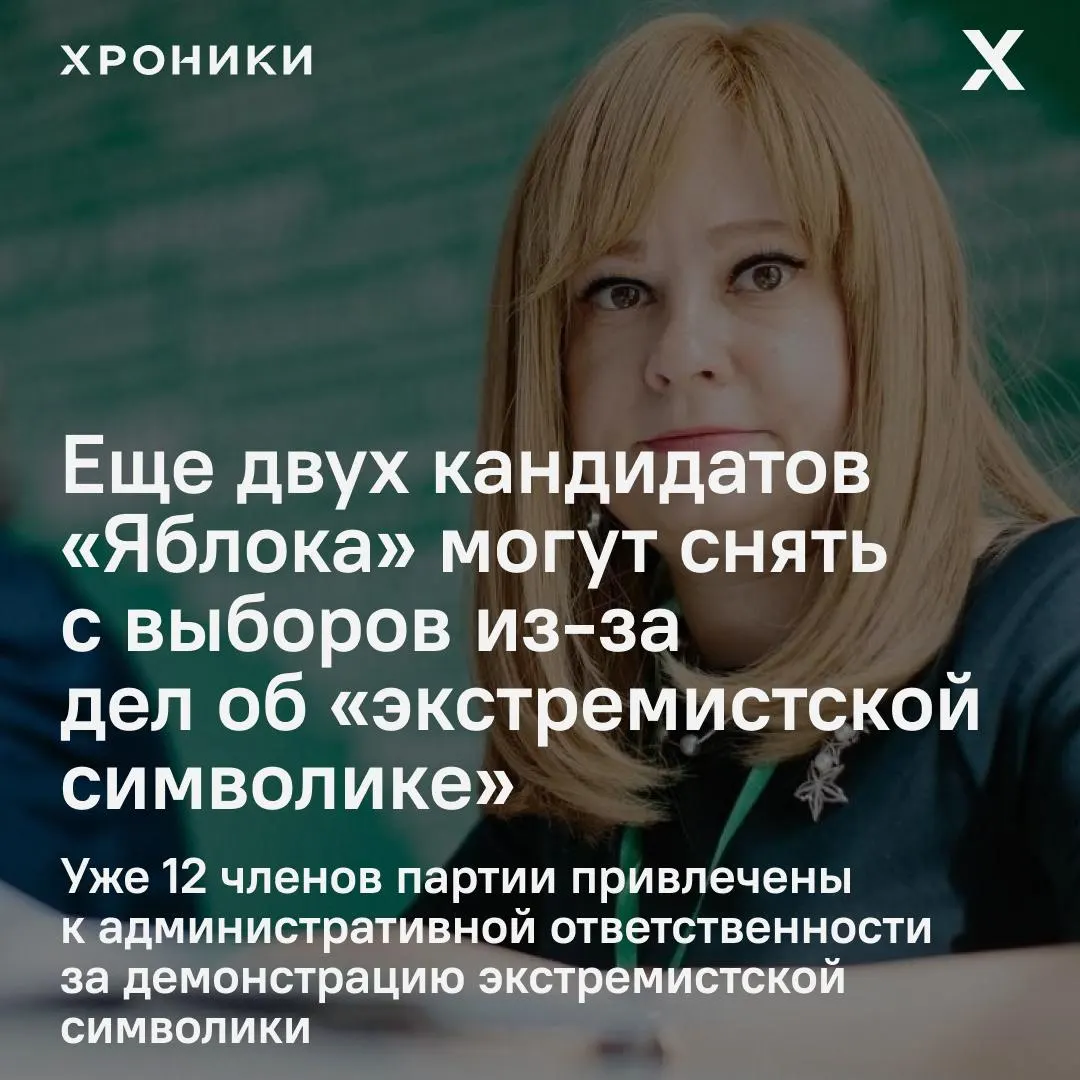 Анну Черепанову и Антона Гендриксона привлекли по статье о демонстрации экстремистской символики. Партия называет действия правоохранителей попыткой не допустить членов к выборам.