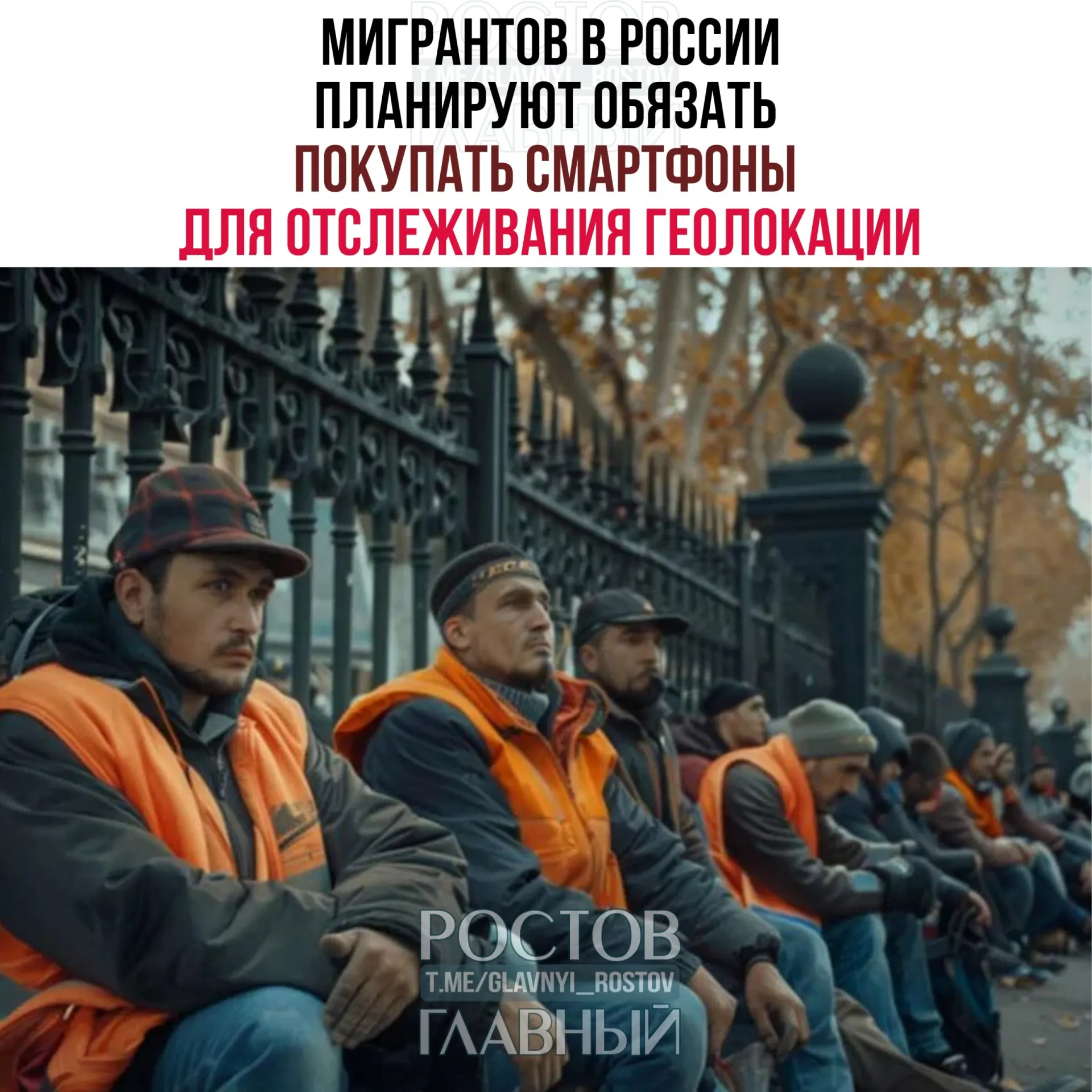 Замглавы МВД Игорь Зубов сообщил о планах обязать трудовых мигрантов, приезжающих в Россию на длительный срок, приобретать мобильные телефоны с электронным профилем для контроля местонахождения и сроков документов.