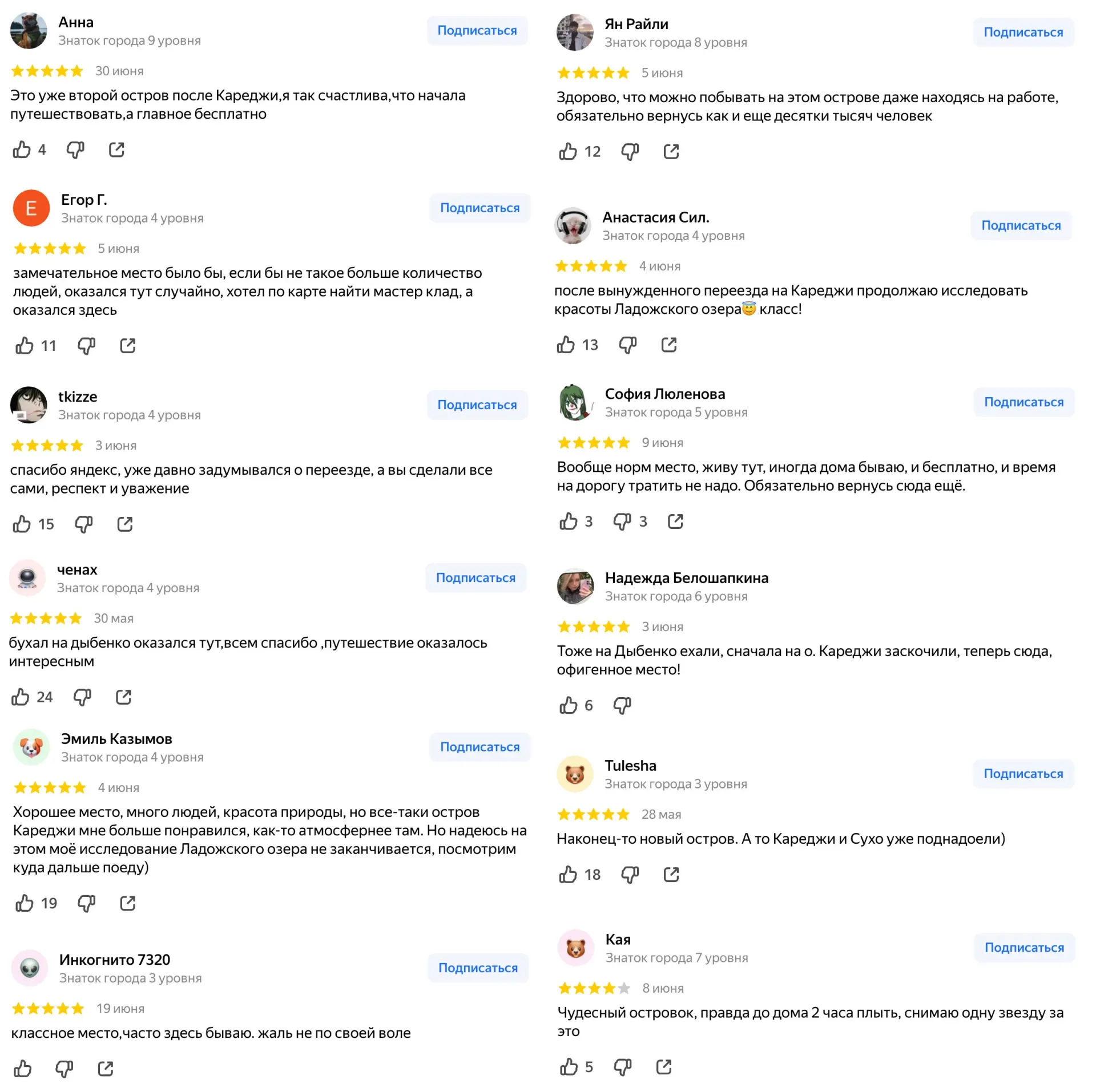 Пользователи заметили, что приложения карт подставляют геолокацию жителей Петербурга на острова Зеленцы — те самые, где проходила Дорога Жизни и которые теперь привлекают внимание отдыхающих и рыбаков.
