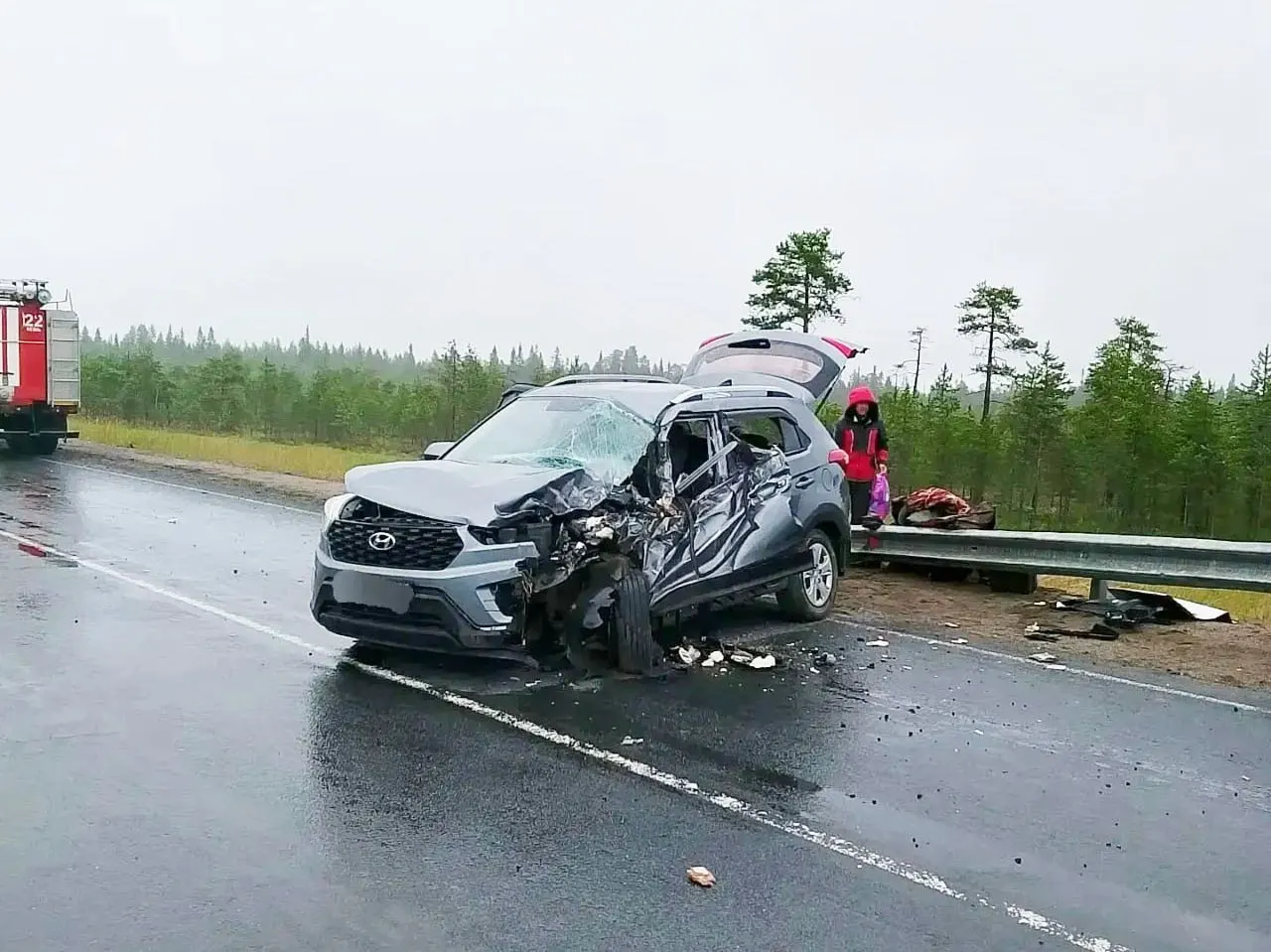 В Кемском районе на 884 км трассы «Кола» столкнулись Hyundai Creta и грузовик УАЗ. Водитель легкового автомобиля доставлен в Кемскую ЦРБ с ушибами.