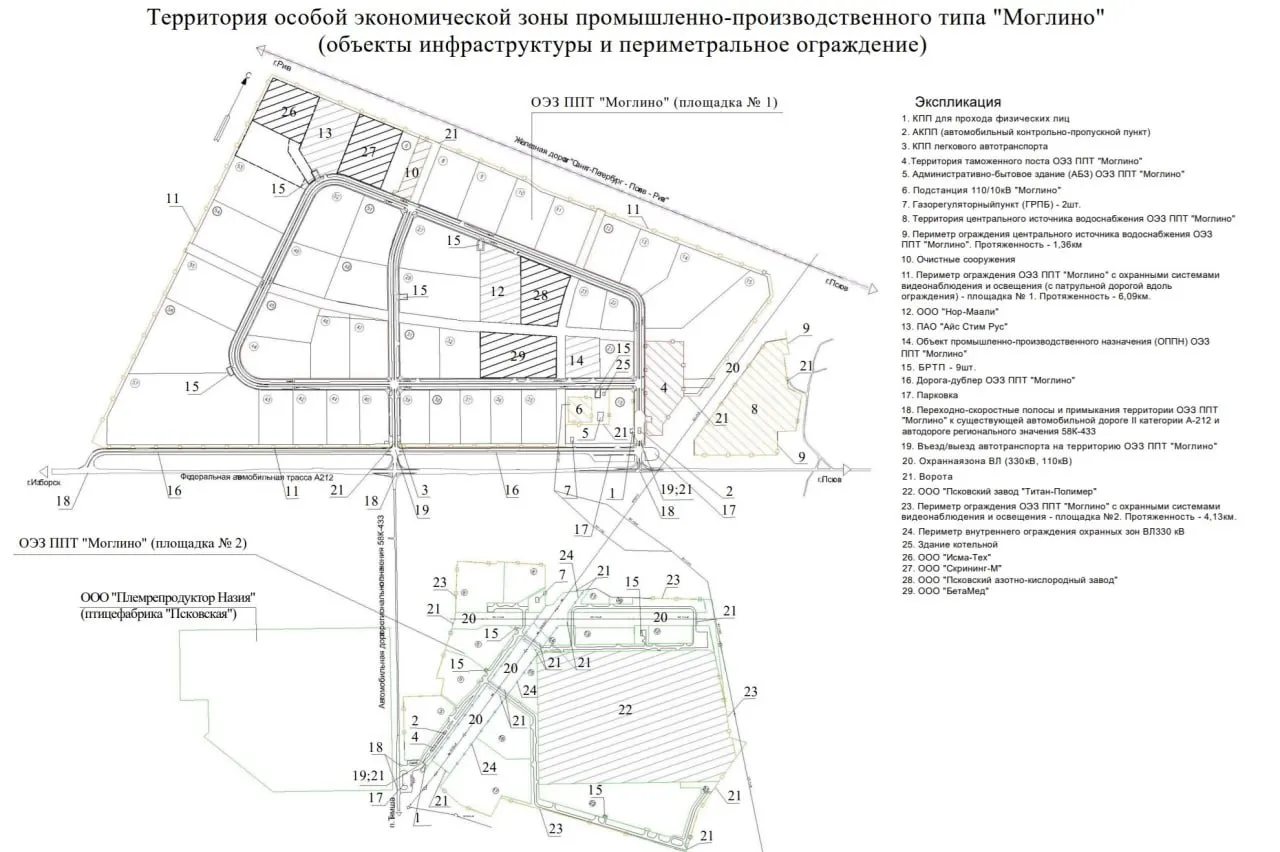 Руководство заказало годовую охрану зоны за 19,2 млн рублей, а опубликованная карта показывает всего семь резидентов — один из них уже признан банкротом.