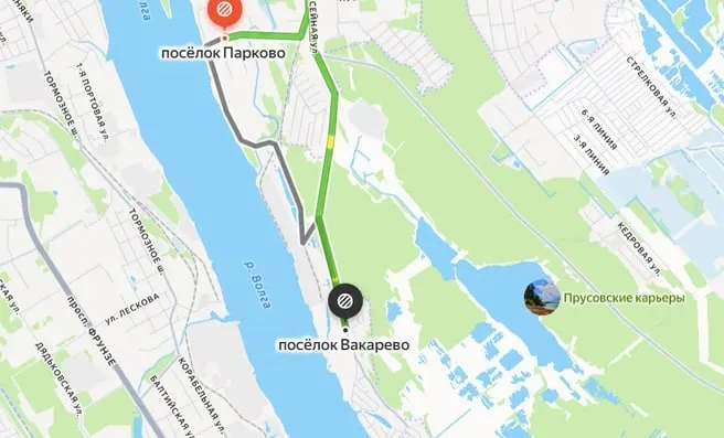 Очевидец сообщил о появлении зверя в лесополосе между коттеджным поселком Парково и Вакарево; жителей просят сохранять осторожность.