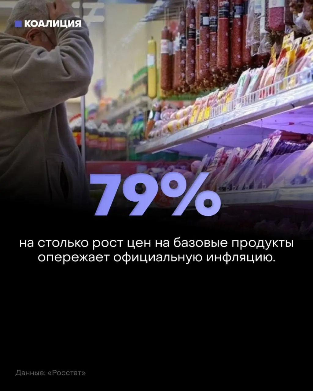 С января по июль базовый набор подорожал на 8,5% при инфляции около 4,75%; овощи, сахар и мясо существенно дорожают, и доля расходов на еду достигает рекордных значений.