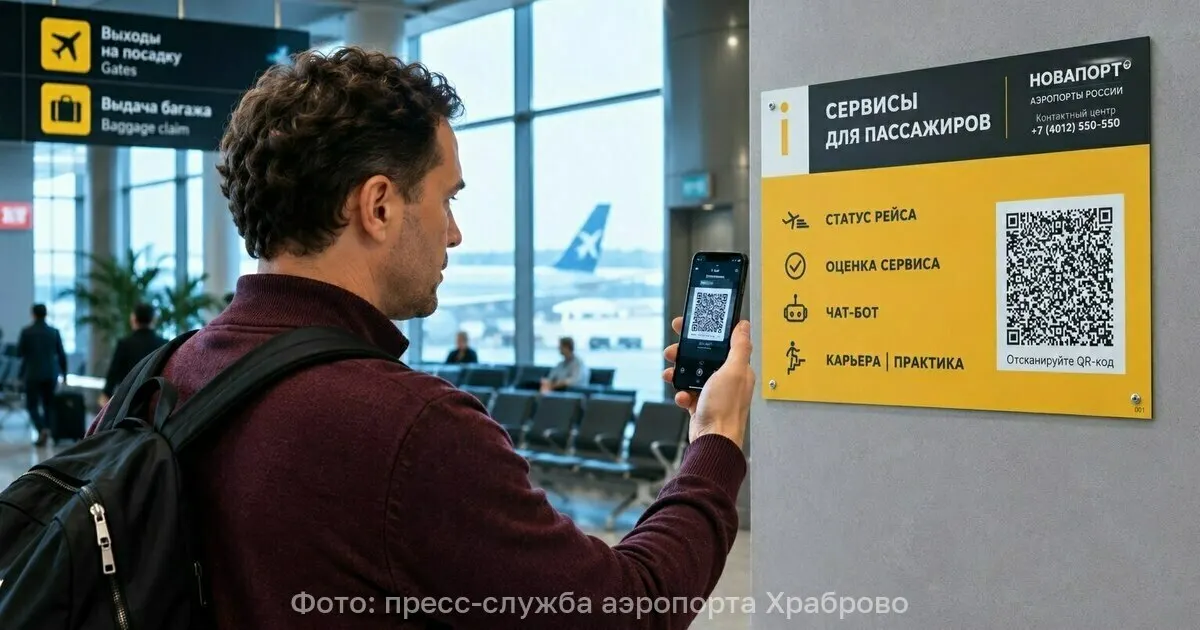 Пилотный проект переносит доступ к услугам аэропорта в формат QR‑кодов; планируется распространение на ещё 25 воздушных гаваней.