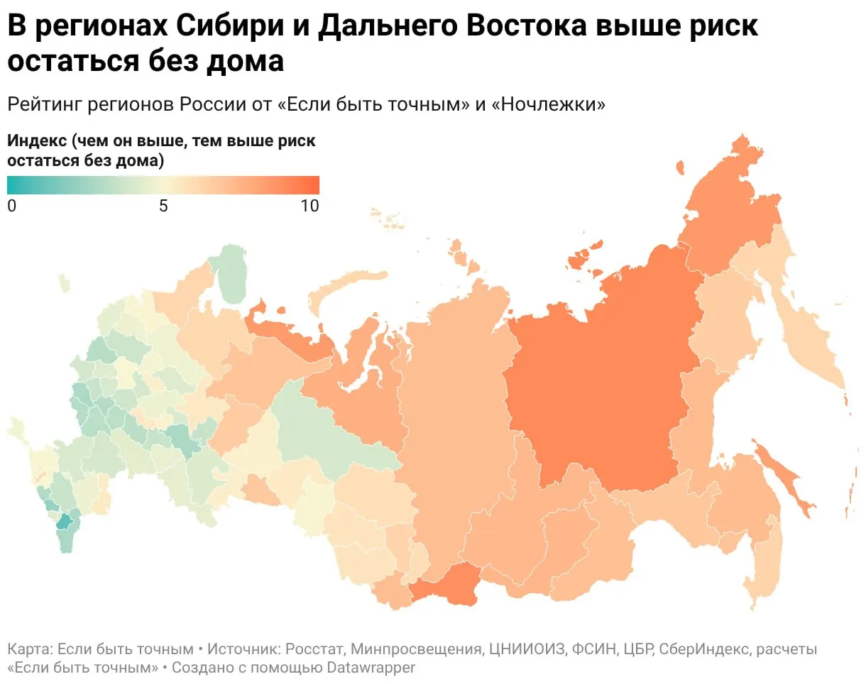 Исследование показывает, что Петербург и Москва демонстрируют высокий уровень неравенства и дороговизну жилья, что увеличивает риск бездомности.